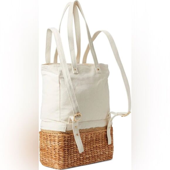 Lspace | x Lindsay Albanese Road Trippin' Backpack NWT $189 retail NEW beach bag - Picture 2 of 9